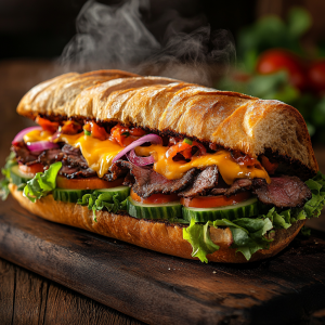 Biftekli Sıcak Sandviç