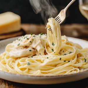 Fettuccine Alfredo with Chicken